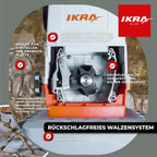 Elektro Gartenhäcksler Walzenhäcksler ILH 3000 A, leise robust wartungsarm, 3000W, Aststärke bis 44mm