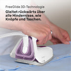 CareStyle 7 IS 7266 VI Dampfbügelstation, FreeGlide 3D Sohle, iCare, iMode, V-Dampf, FastClean, 550g/min Dampfstoß, 2L Tank, 2700W, Weiß-Violett