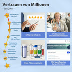 RCC7AK 6-stufiges Umkehrosmose-Wasserfiltersystem, 75GPD, mit alkalischem Mineralienfilter, Untertisch-Anlage für Trinkwasser