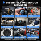 ArtiDiag600 Pro OBD2 Diagnosegerät für alle Fahrzeuge - 9 Servicefunktionen (Öl/ABS/DPF/SRS/SAS/Injektorcodierung)