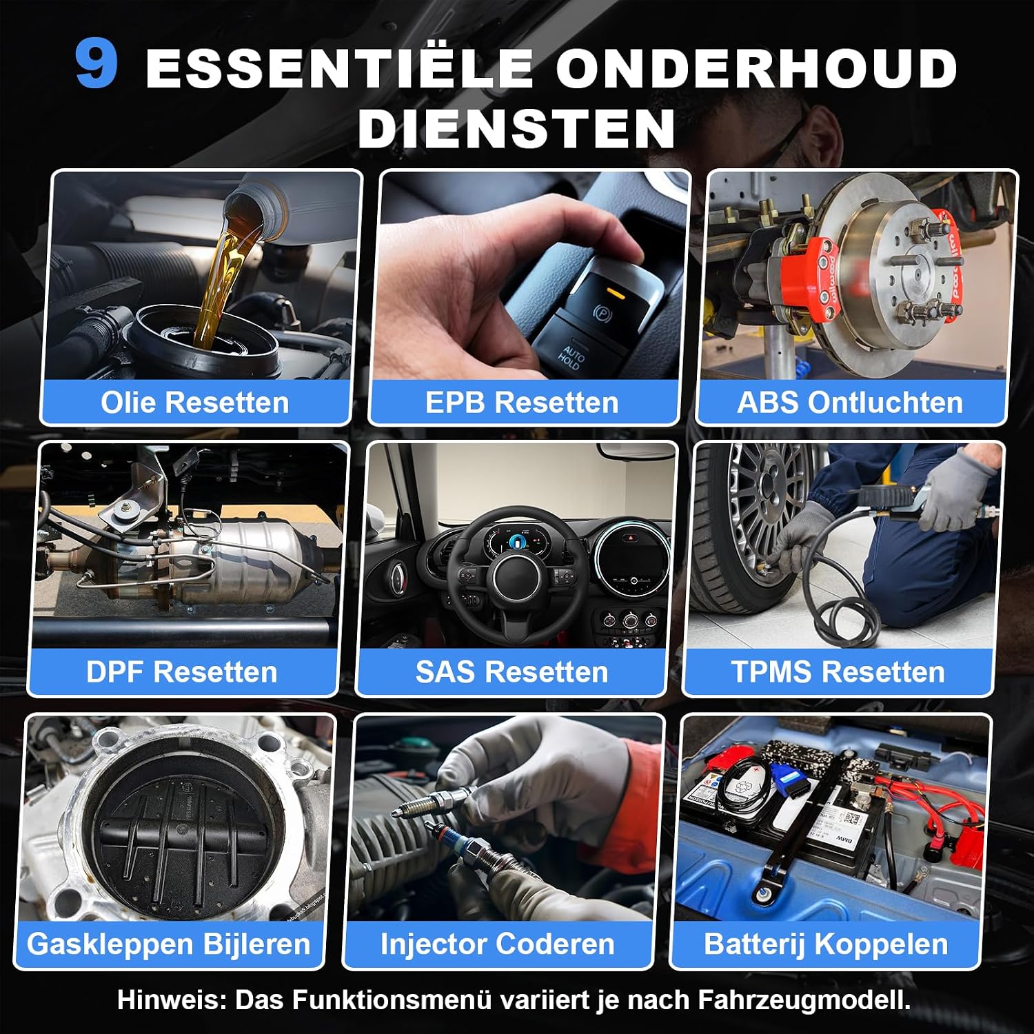 ArtiDiag600 Pro OBD2 Diagnosegerät für alle Fahrzeuge - 9 Servicefunktionen (Öl/ABS/DPF/SRS/SAS/Injektorcodierung)