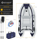 Schlauchboot Wave 230-320 cm aufblasbar 6-tlg. Set – Bank, Pumpe, Paddel, Rep.-Set, Tasche, Angelboot, Paddelboot, Motor möglich, salzwasserfest