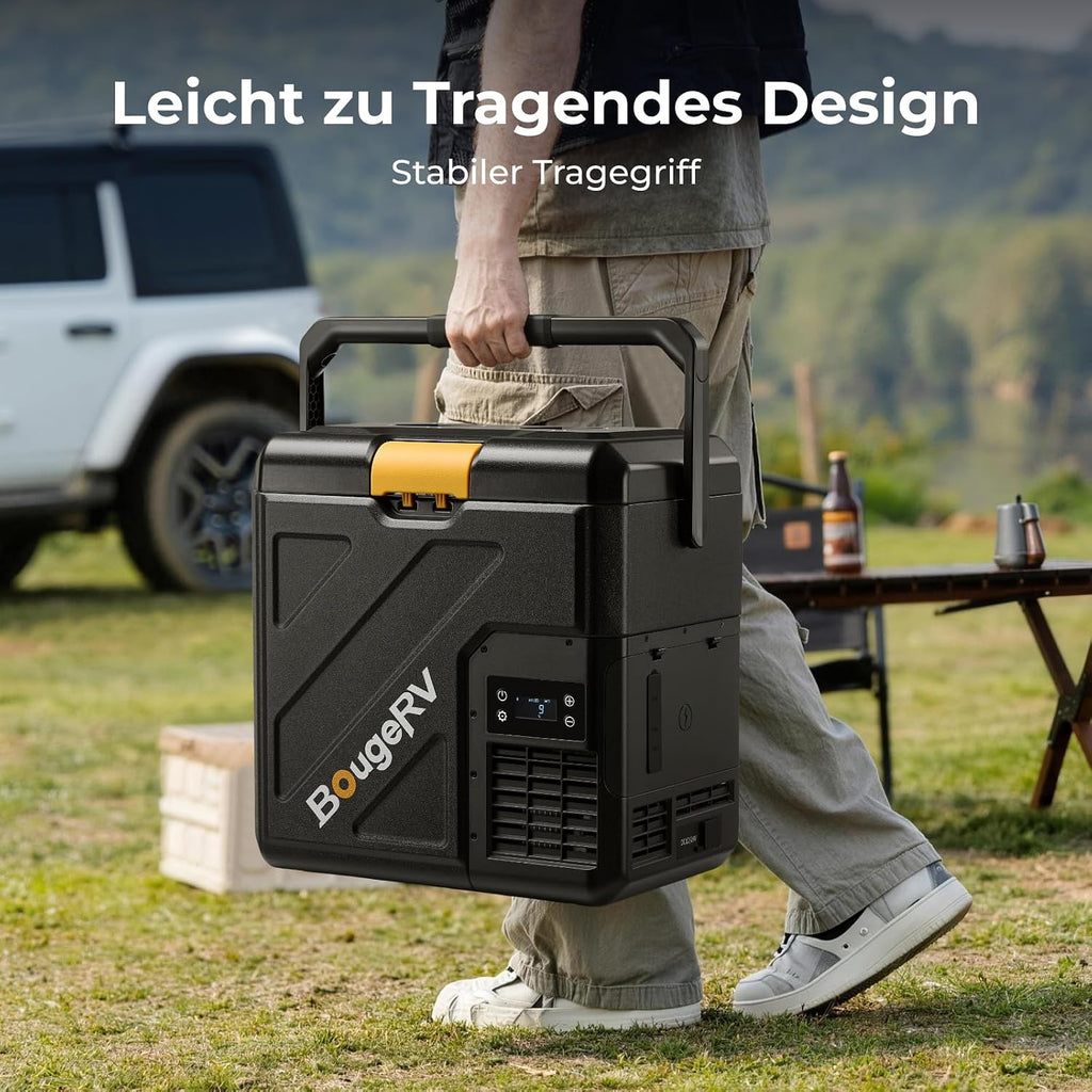 CRH20 20L Kompressor Kühlbox mit Akku 240Wh, tragbar 12/24/230V, App-Steuerung, IPX4 Mini-Kühlschrank für Camping Reisen Boot Angeln, -20~20°C (2026 Neu)