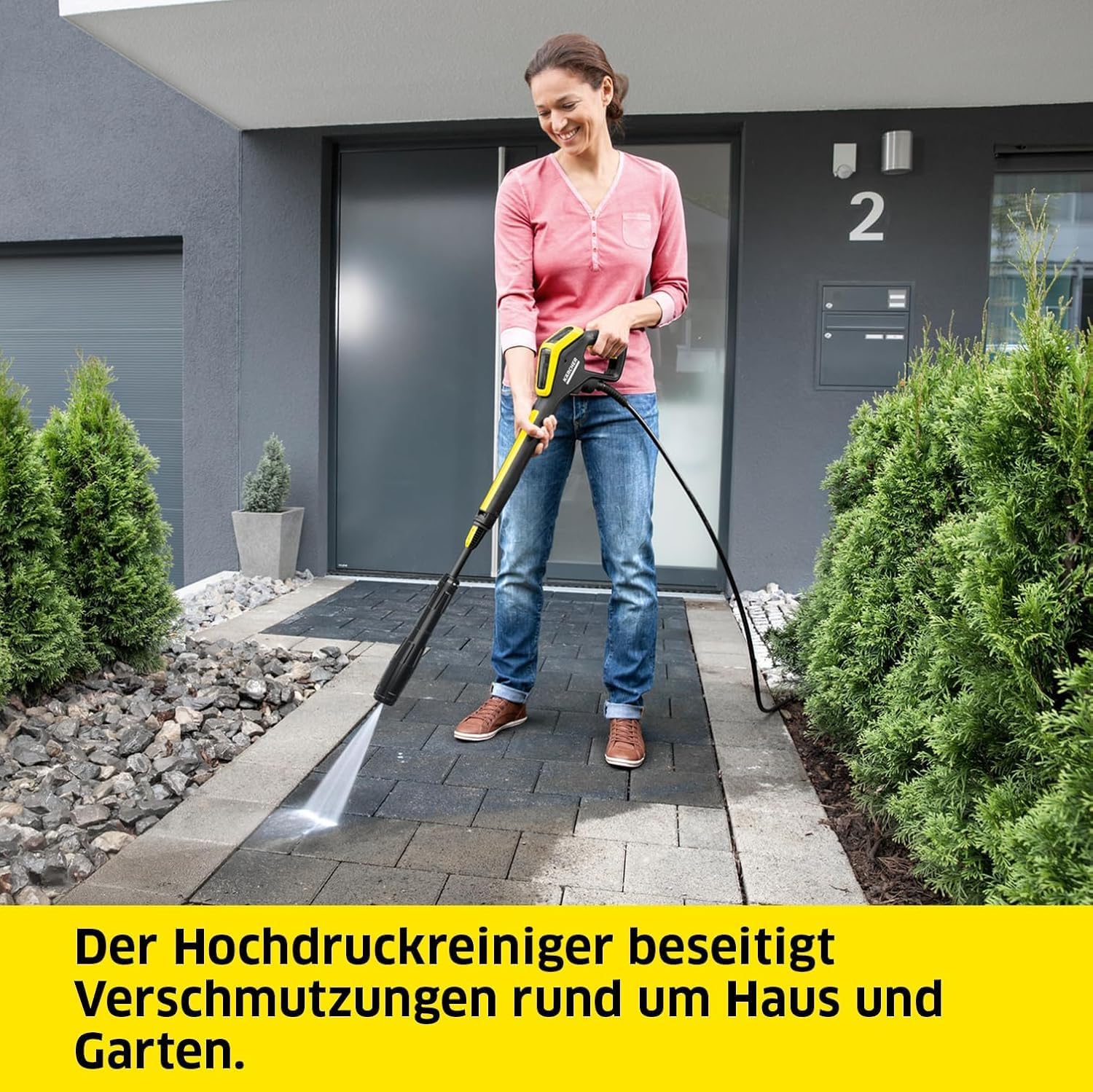 Hochdruckreiniger K 4 Power Control: Clevere App-Unterstützung - die passende Lösung für stärkere Verschmutzungen