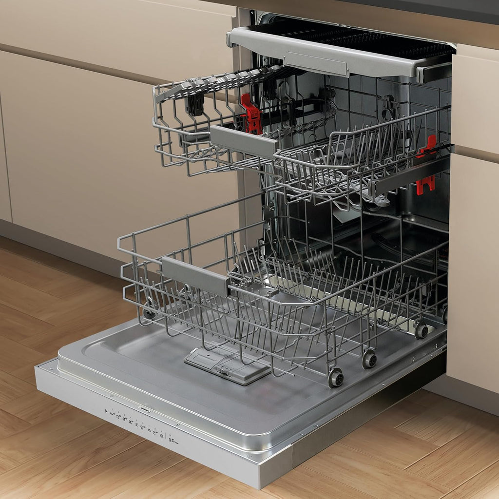 BK4UB14BN7A0X Unterbau-Geschirrspüler 60 cm, ActiveDry mit automatischer Türöffnung, Startzeitvorwahl, MultiZone, Besteckschublade flexibel beladbar