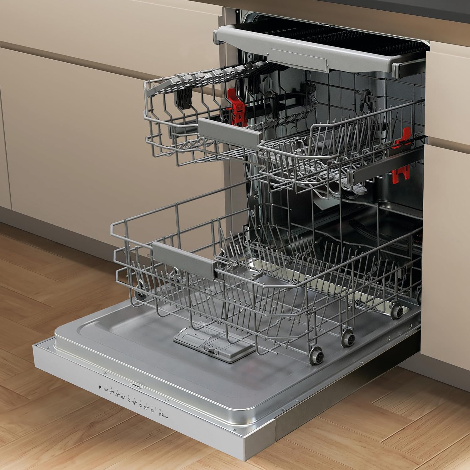 BK4UB14BN7A0X Unterbau-Geschirrspüler 60 cm, ActiveDry mit automatischer Türöffnung, Startzeitvorwahl, MultiZone, Besteckschublade flexibel beladbar