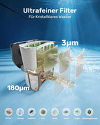 Poolroboter 2026, Wand/Boden/Wasserlinie/Flachzone, 200 Min., 6,9 kg, 3μm Filter, Akku, bis 200 m², orange