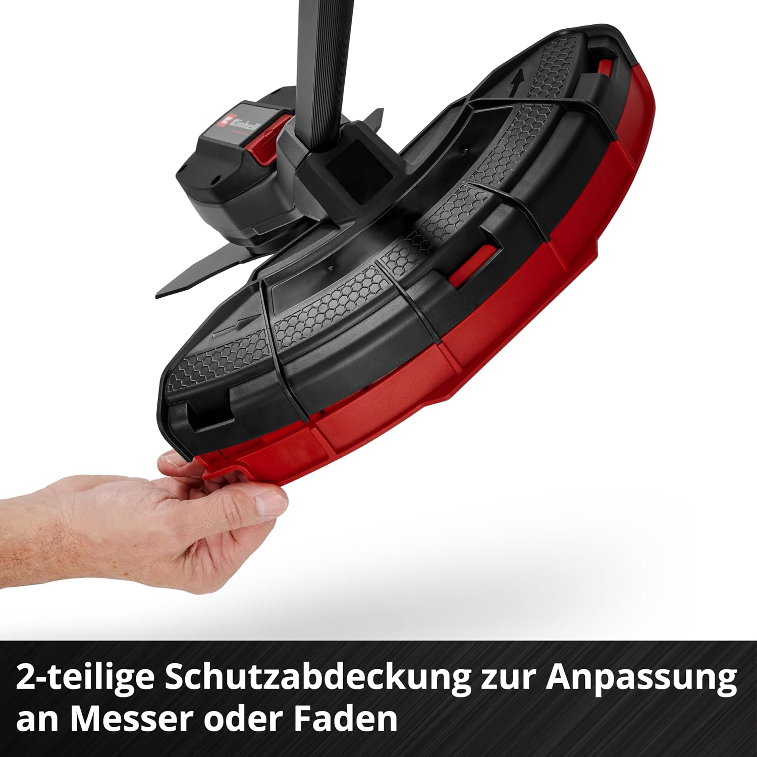 Akku-Sense GP-BC 36/430 Li BL - Solo Power X-Change (36 V, Brushless, 43 cm Schnittbreite, Doppelfaden mit Tippautomatik, 3-Zahn-Messer, ohne Akku)