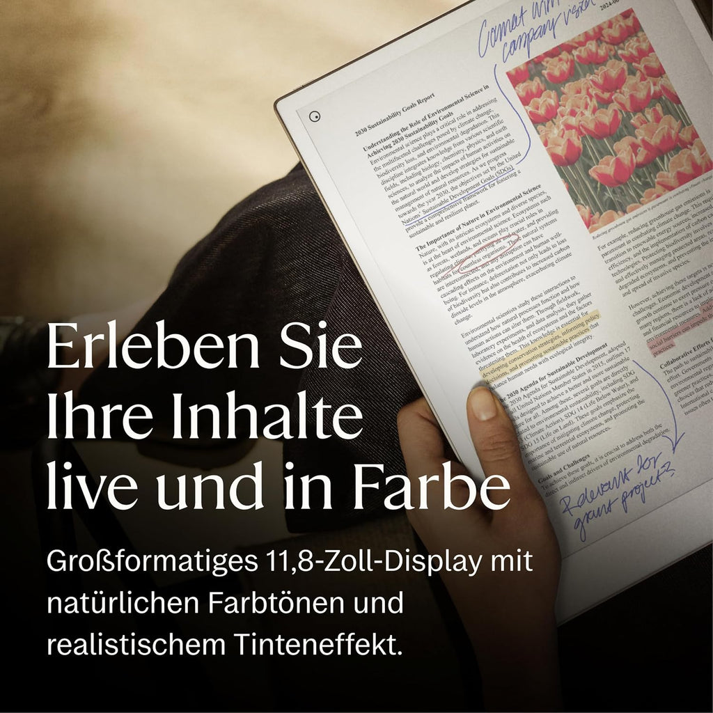 Paper Pro | Das ultimative Papier-Tablet mit 11,8-Zoll-Farbdisplay und Leselicht, inklusive Marker Plus Pen
