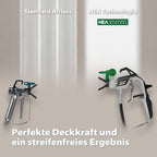 Airless Farbsprühsystem Control Pro 350 R für Wandfarben, Latexfarben, Lacke & Lasuren, 15 m²-2 min, Druckregulierung, 110 bar, Schlauch 15 m