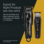 Kabellose Barber Combo mit Magic Clip & Detailer Li - Titan-Klingen - 100 Minuten Laufzeit