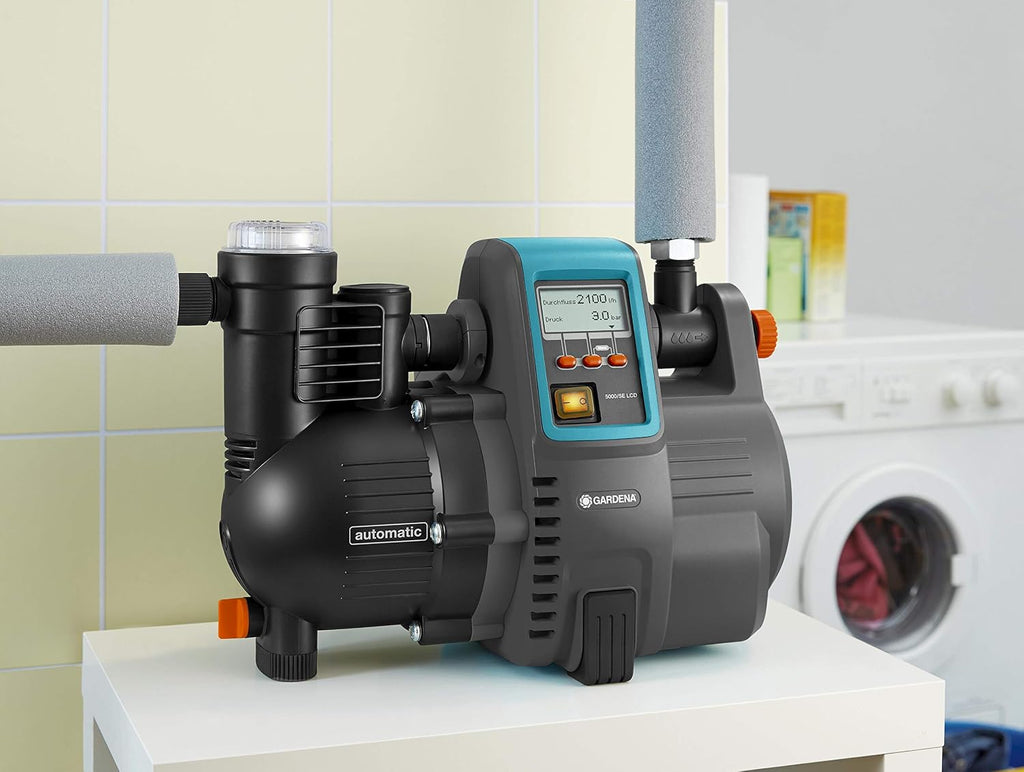 Comfort Hauswasserautomat 5000/5E, LCD, energiesparend, 5000 l/h, 1300W, Thermoschutz, Trockenlaufsicherung