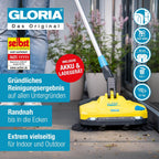 Akku-Kehrmaschine EasySweep 18V inkl. 18V Akku, 40 cm Arbeitsbreite, 4,5 L Behälter - für Indoor & Outdoor, Einfahrt, Gehweg, Terrasse, Garage & Laub