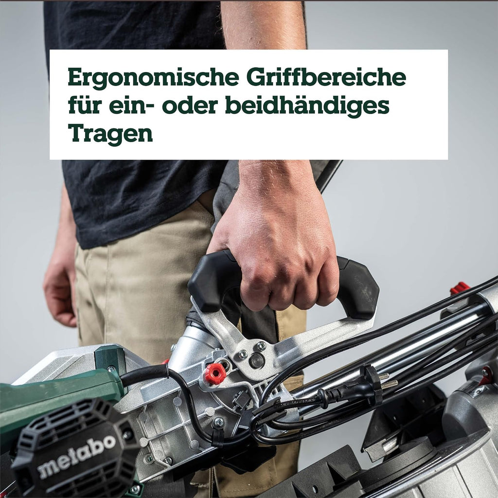 Kapp- und Gehrungssäge KGS 254 M – Precision Cut Line, 254 mm Sägeblatt, Zugfunktion, 2 m Kabellänge