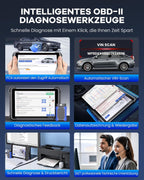 AI-OBD2 892BT Diagnosegerät, 34 Reset-Funktionen, volle Systemdiagnose, ECU-Kodierung, BI-direktionale Steuerung