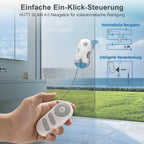 S7 Fensterputzroboter, akt. Sprühf., 6500Pa, 3D-Schwebepad, 80ml Tank, Mehrfachschutz, 8 Tücher + Koffer inkl.