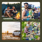 Elektrische Kühlbox mit Kompressor - Gefrierbox bis -20°C - Kühlbox für Auto & Camping - Powerstation - 12V/230V - 50 Liter