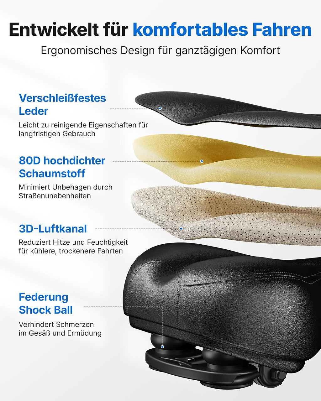 Leises Heimtrainer-Fahrrad, verstellbarer Widerstand, LED-Monitor, Tablet-Halter, Indoor-Cycling, für Cardio, eigene App, bis 136 kg