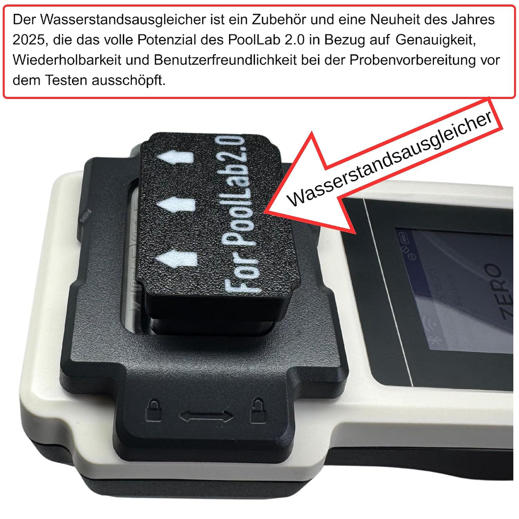 2.0 Premium Wasseranalyse-Set, 27 Parameter, WiFi + BT + App, für Pool/Spa/Whirlpool, inkl. Koffer + Wasserstandsausgleicher, Sonderedition