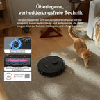 Qrevo Serie + Wischfunktion, 8000Pa (upgraded v. Qrevo S), Anti-Verfilz.-Bürste, Hindernisv., LiDAR-Nav., Dock, schwarz (QV35A)
