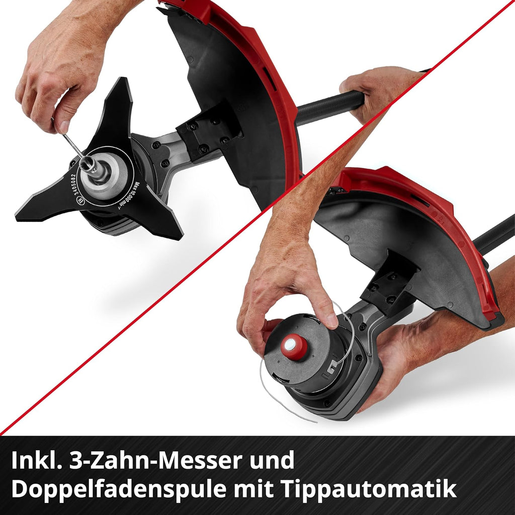 Akku-Sense GP-BC 36/430 Li BL - Solo Power X-Change (36 V, Brushless, 43 cm Schnittbreite, Doppelfaden mit Tippautomatik, 3-Zahn-Messer, ohne Akku)