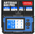 ArtiDiag600 Pro OBD2 Diagnosegerät für alle Fahrzeuge - 9 Servicefunktionen (Öl/ABS/DPF/SRS/SAS/Injektorcodierung)