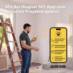 Airless Farbsprühsystem Control Pro 350 R für Wandfarben, Latexfarben, Lacke & Lasuren, 15 m²-2 min, Druckregulierung, 110 bar, Schlauch 15 m