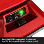 Akku-Erdbohrer GP-EA 18/150 Li Power X-Change, 18V, bürstenlos, inkl. Erdbohrer Ø150mm, Bohrtiefe 80cm, inkl. 4,0Ah Akku und Ladegerät