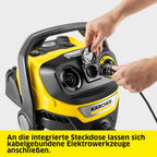 WD 7 Control P S 30/6/35/T Nass-/Trockensauger, FILT!elligence, Fernbedienung, Steckdose, Blasfunktion, 1400W, 30l Edelstahl