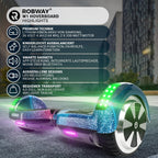 W1 Hoverboard für Kinder, Jugendliche & Erwachsene - APP Steuerung - 2 x 350 Watt Motoren - Self-Balance Funktion - Bluetooth