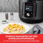 Pro Crisp 11-in-1, Heißluft, Schnellkochtopf, Slow Cooker, Dampfgarer, Grill, Dörren, Sous-Vide, 1500W, 7.6L, schwarz