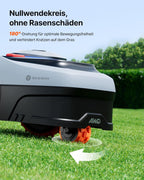 Navimow i205 AWD Mähroboter, ohne Begrenzungskabel, Garage S, für 500 m², Allradantrieb 45% Steigung, NRTK+Vision, keine RTK-Antenne