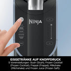 SLUSHi Maschine für Slush, Eis-Cocktails, Frappé, Milchshakes & gefrorenen Saft - WhisperChill-Technologie - 1,9 L - Blau/Grau FS301EU