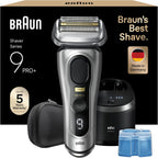 Series 9 PRO+ 9567cc, Silber - Elektrorasierer, 5+1 Ultradünne Klingen, Barttrimmer, 60 Min. Akku, wasserdicht, Etui, 6in1 SmartCare Center