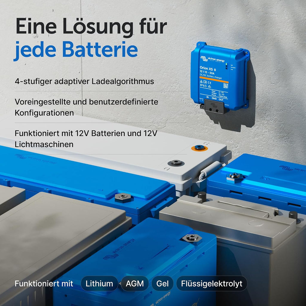 Orion XS Smart DC zu DC Ladegerät 12/12 50A (700W) mit erweitertem Batterieschutz