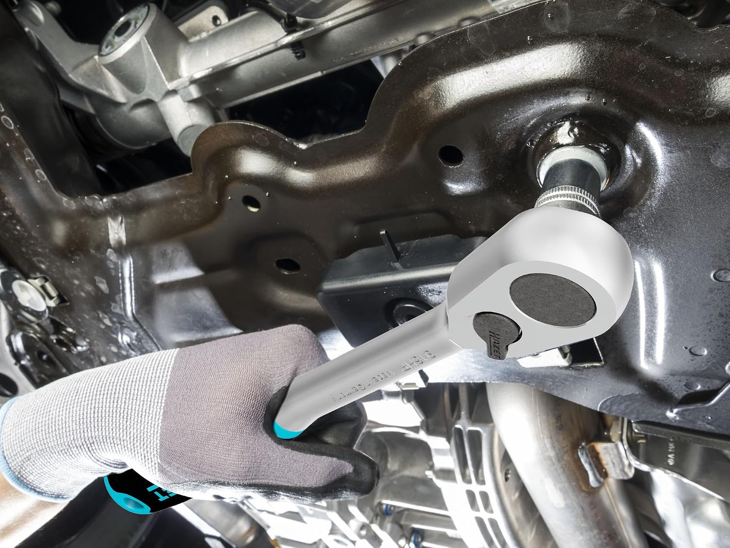 Steckschlüssel-Satz 900Z, 25-teiliger Satz mit Feinzahn-Umschaltknarre, im robusten Safety-Insert Werkzeugkasten