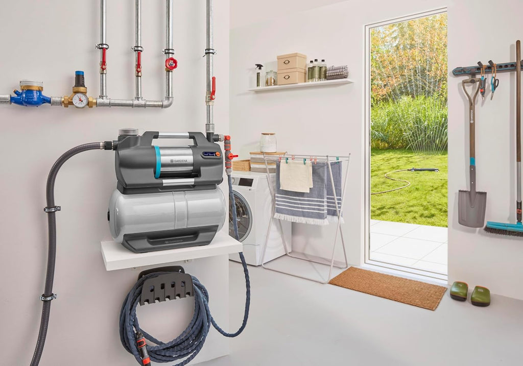 Hauswasserwerk 6300 SilentComfort, 25L Speicher, Filter, 6300 L/h, Trockenlaufsicherung, leise, Bluetooth-App, (9068-20)
