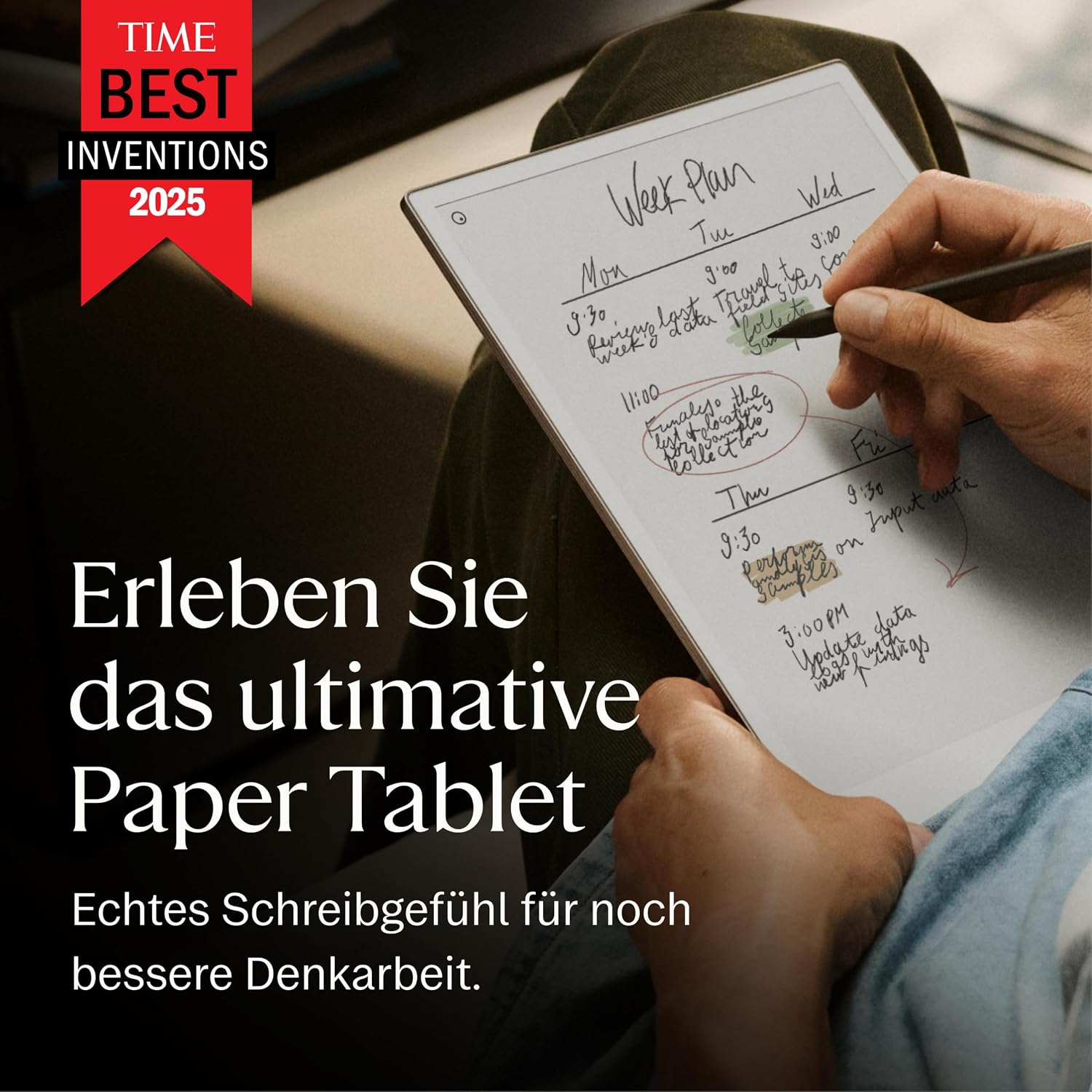 Paper Pro | Das ultimative Papier-Tablet mit 11,8-Zoll-Farbdisplay und Leselicht, inklusive Marker Plus Pen