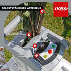 Elektro Gartenhäcksler Walzenhäcksler ILH 3000 A, leise robust wartungsarm, 3000W, Aststärke bis 44mm