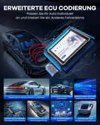 AI-OBD2 892BT Diagnosegerät, 34 Reset-Funktionen, volle Systemdiagnose, ECU-Kodierung, BI-direktionale Steuerung