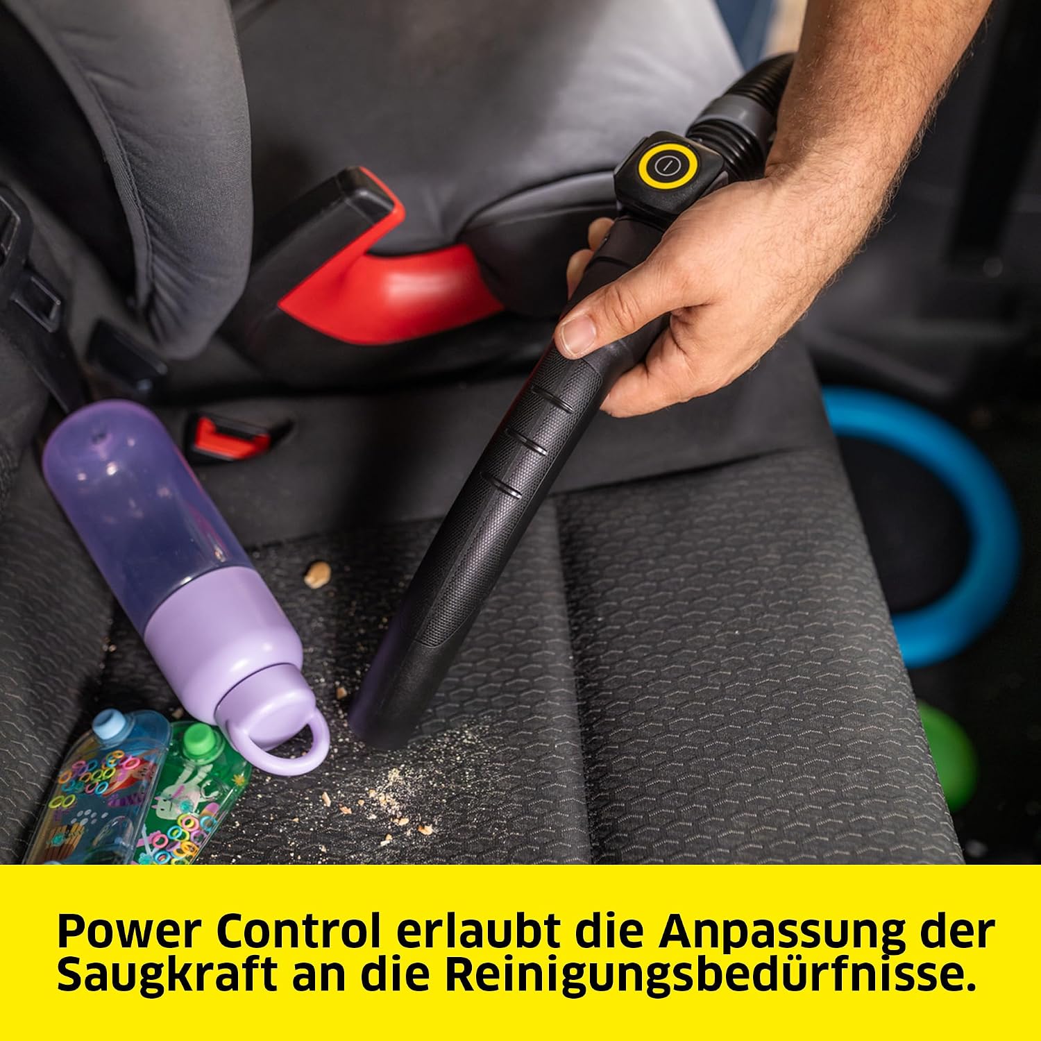 WD 7 Control P S 30/6/35/T Nass-/Trockensauger, FILT!elligence, Fernbedienung, Steckdose, Blasfunktion, 1400W, 30l Edelstahl