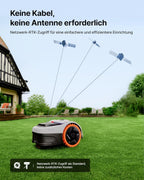 Navimow i205 AWD Mähroboter, ohne Begrenzungskabel, Garage S, für 500 m², Allradantrieb 45% Steigung, NRTK+Vision, keine RTK-Antenne