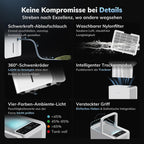 Max Luftentfeuchter 25L/Tag, für ca. 200m³ (50m²), Smart, Ablaufschlauch, für Keller/Waschküche/Schlafzimmer/Bad