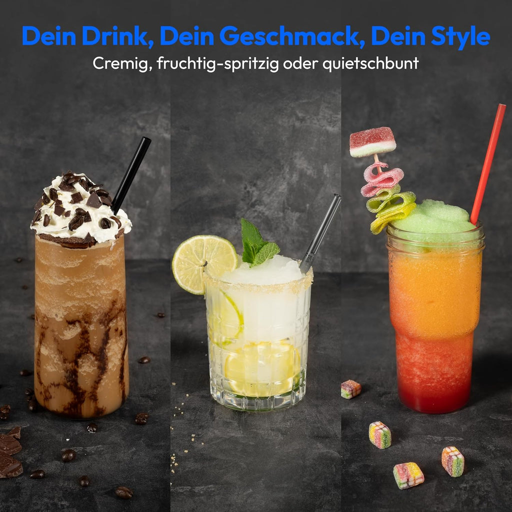 Slush-Maschine, 2,6 L Eis-Kapazität, 1,9 L Behälter, 5 Modi, 30-60 Min., Kompressor, Slush-Eisbereiter, MD12090