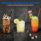 Slush-Maschine, 2,6 L Eis-Kapazität, 1,9 L Behälter, 5 Modi, 30-60 Min., Kompressor, Slush-Eisbereiter, MD12090