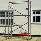 Heimwerken Gerüstturm 4m - Fahrbares Arbeitsgerüst aus Aluminium mit Schneller Montage