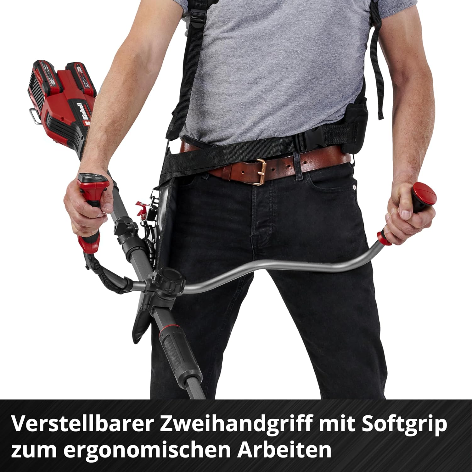 Akku-Sense GP-BC 36/430 Li BL - Solo Power X-Change (36 V, Brushless, 43 cm Schnittbreite, Doppelfaden mit Tippautomatik, 3-Zahn-Messer, ohne Akku)