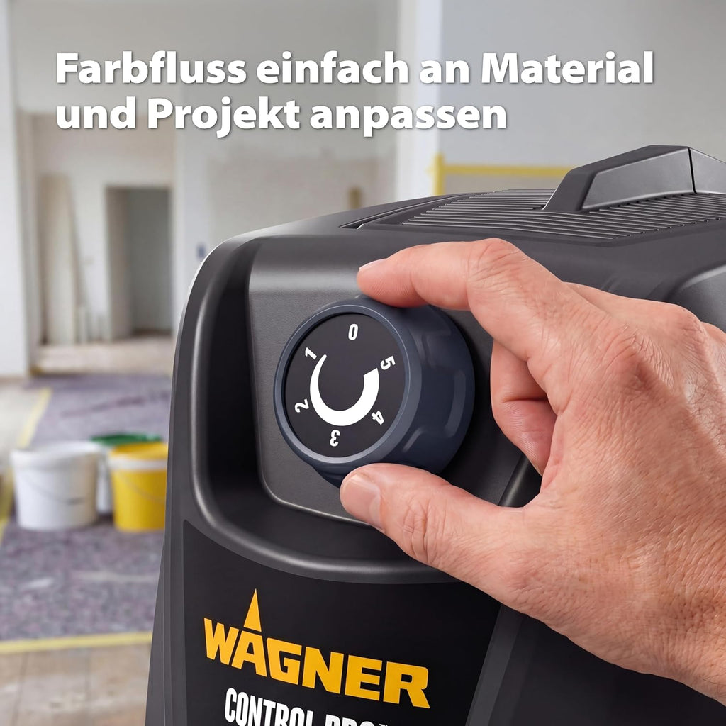 Airless Farbsprühsystem Control Pro 350 R für Wandfarben, Latexfarben, Lacke & Lasuren, 15 m²-2 min, Druckregulierung, 110 bar, Schlauch 15 m