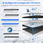 G3P600 Umkehrosmoseanlage, 600 GPD, 8000 Liter, RO System unter der Spüle, Reduziert TDS, 2:1 Rein/Abfluss, LED-Wasserhahn