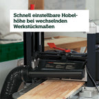Dickenhobel DH 330 – 0200033000 – Hobelmaschine mit starkem Motor und stabilem Getriebe – Nennaufnahmeleistung: 1800 W